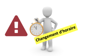 Changement d'horaire