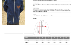 Veste softshell avec manches 