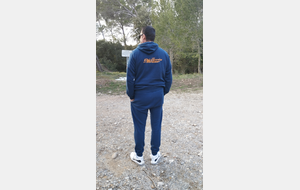 Pull à capuche Uni (gris ou bleu)