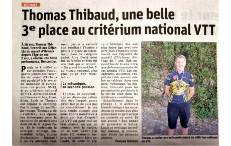 Encore Thomas à l'honneur !